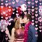 Pink-Rose Heart-Garland Streamer Party Decorations - 52Ft Valentine Happy Birthday Banner Decorations for Girls Women Backdrop Bridal Baby Shower Bachelorette Valentines Day Decor
